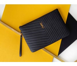 세인트로랑 YSL 모노그램 마틀라세 라지 클러치백