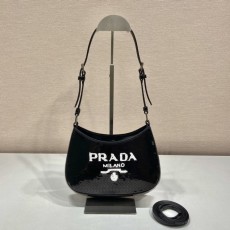 프라다 PRADA 클레오 시퀸 호보 백