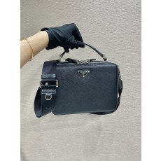 프라다 PRADA Brique Saffiano 크로스 백